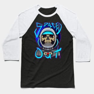 Spaced out skull Baseball T-Shirt